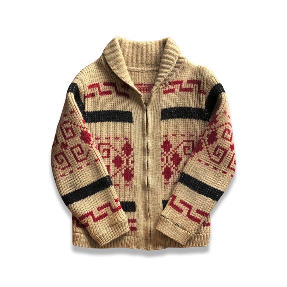 Wool sweater jacket